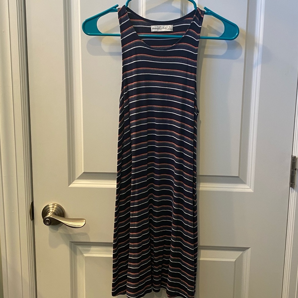Abercrombie & Fitch striped navy racerback Dress